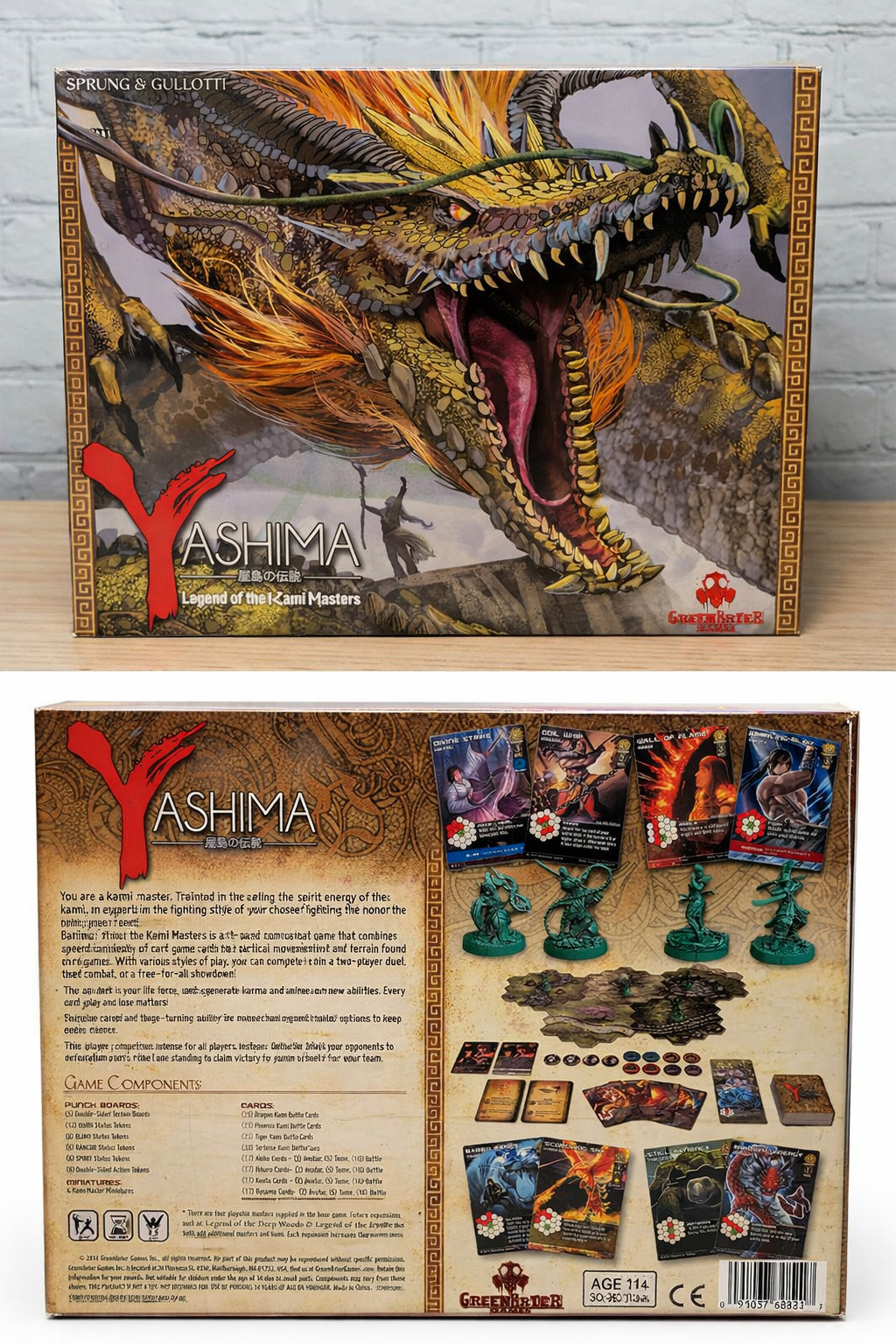 Yashima Legend of the Kami Masters 2014 Greenbrier Games, New and Sealed