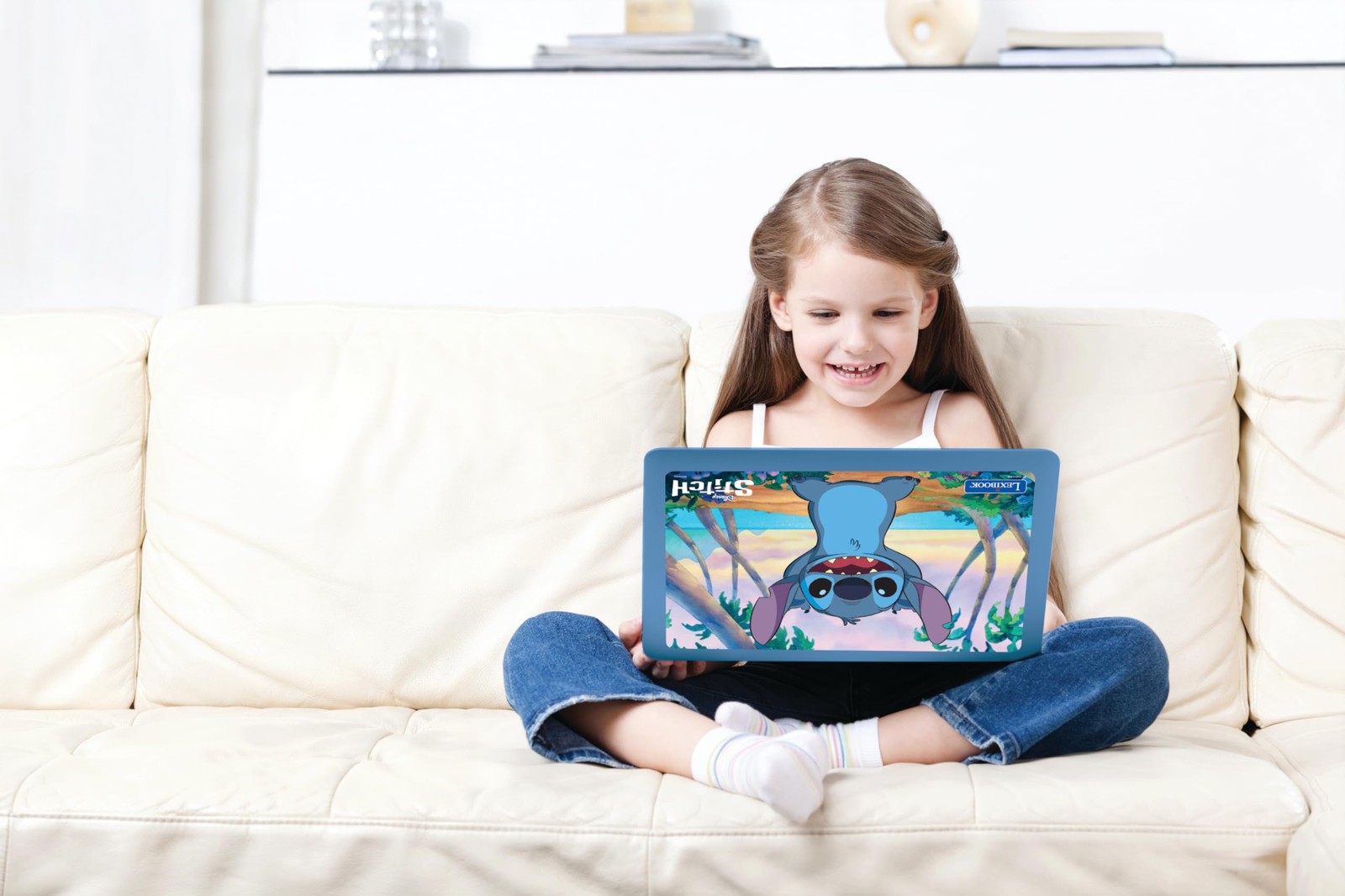 Educational Laptop Bilingual English Spanish 124 Activities Lexibook Stitch