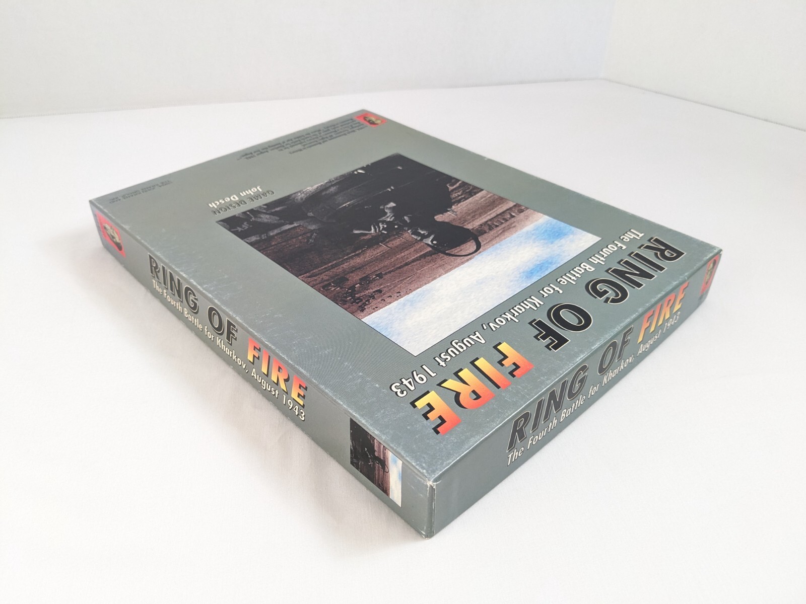 RING OF FIRE Battle Kharkov War Board Game Used Moments In History ROF-01 1994