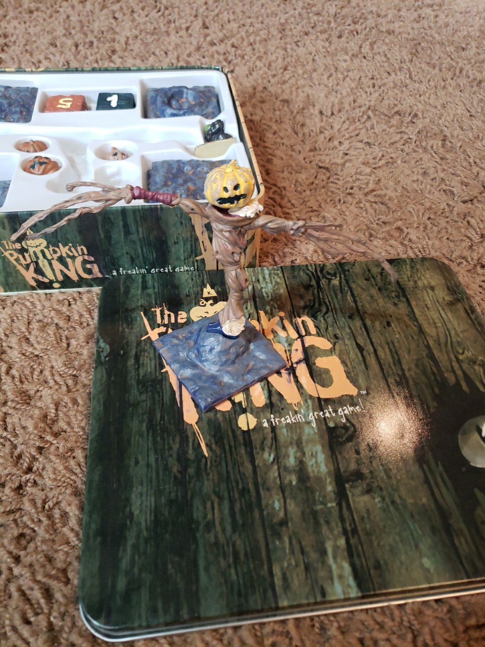 Nightmare Before Christmas The Pumpkin King Game by Sababa Toys Complete
