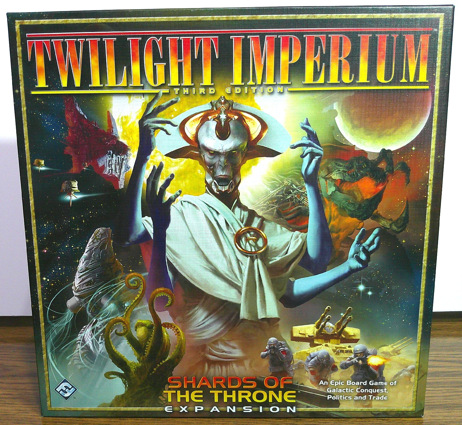 Twilight Imperium Shards of the Throne Expansion Fantasy Flight Games 2011