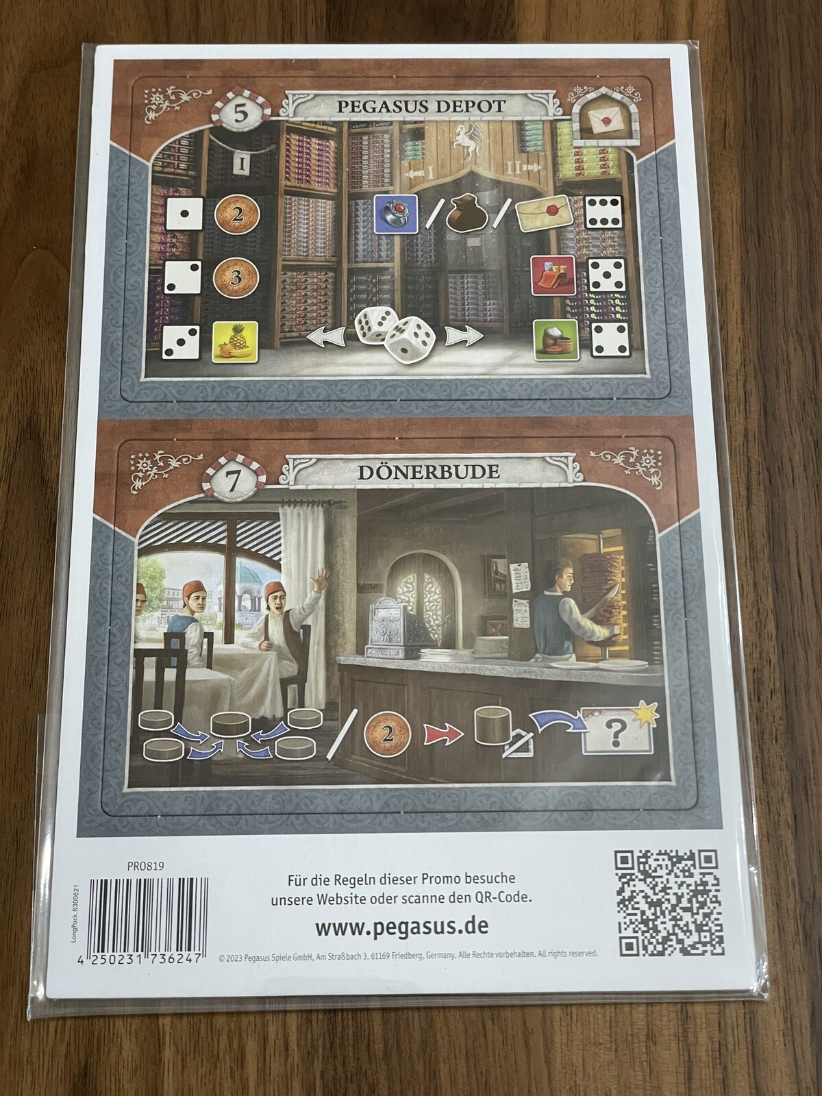 Istanbul Big Box Board Game & Promo Kebab Shop & Pegasus Depot Expansion Tiles