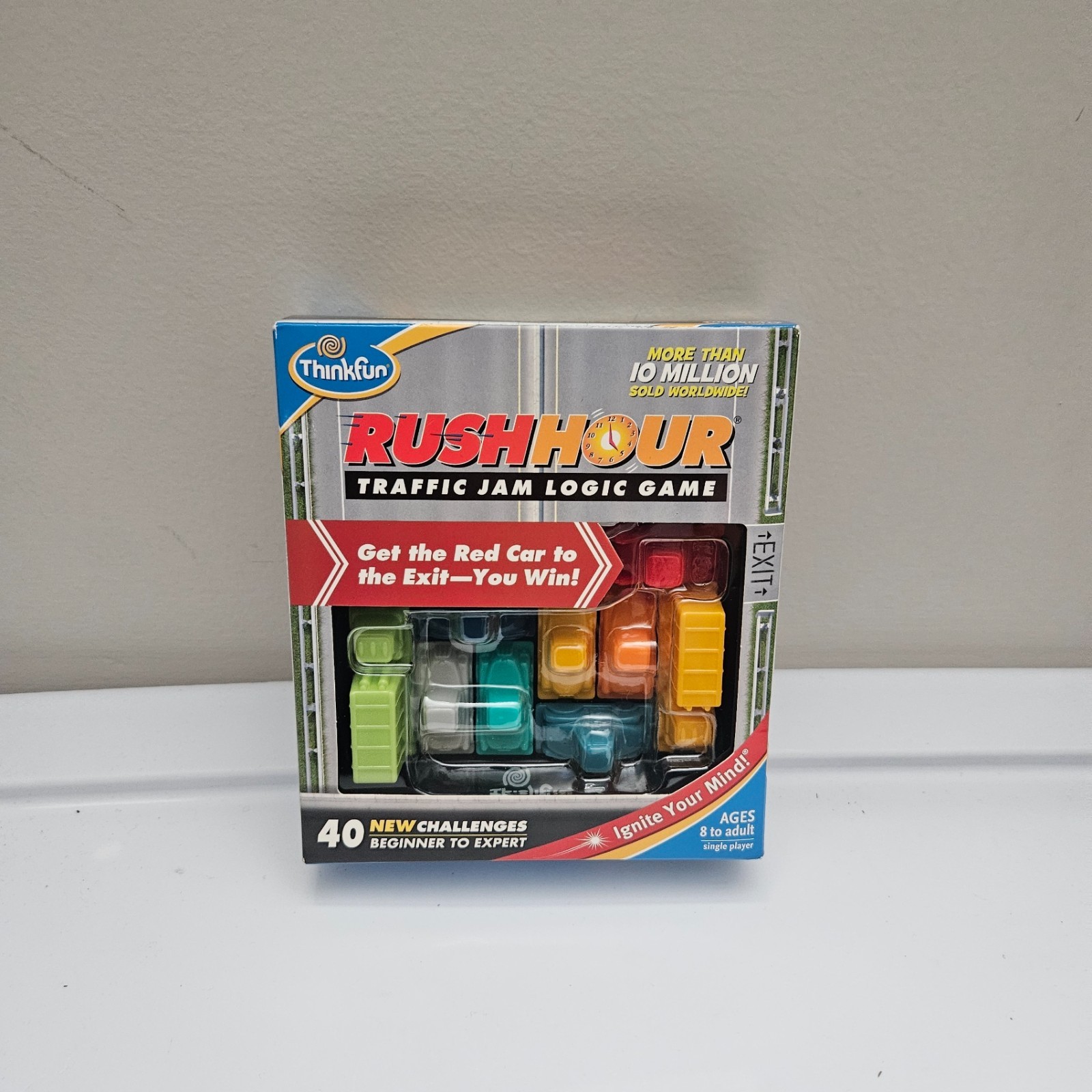 THINKFUN Rush Hour Traffic Jam Logic Game 40 Challenges Ages 8+