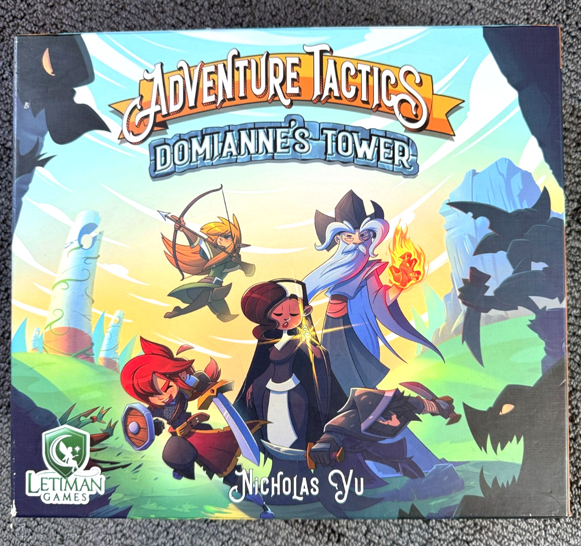 Adventure Tactics Domianne’s Tower 1st Edition Complete in Open Box – See Photos