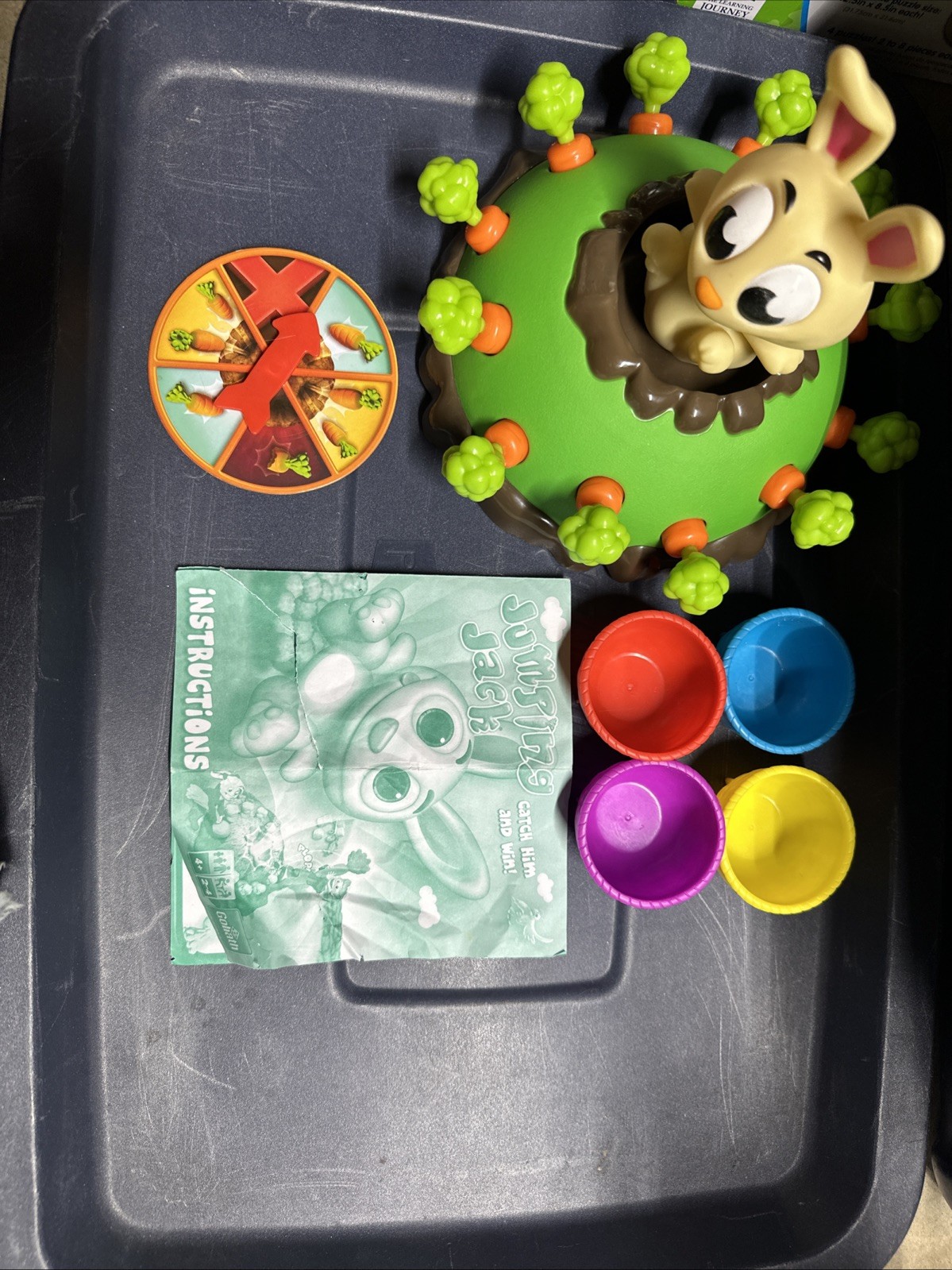 Goliath Jumping Jack Game Catch Him and Win! Ages 4+, 2-4 Players