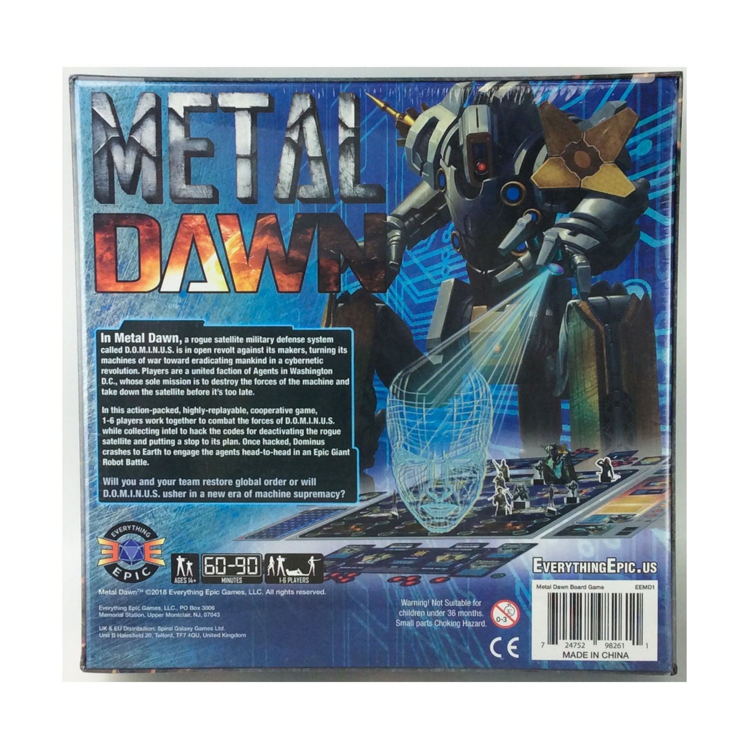 Everything Epic Board Game Metal Dawn Box EX