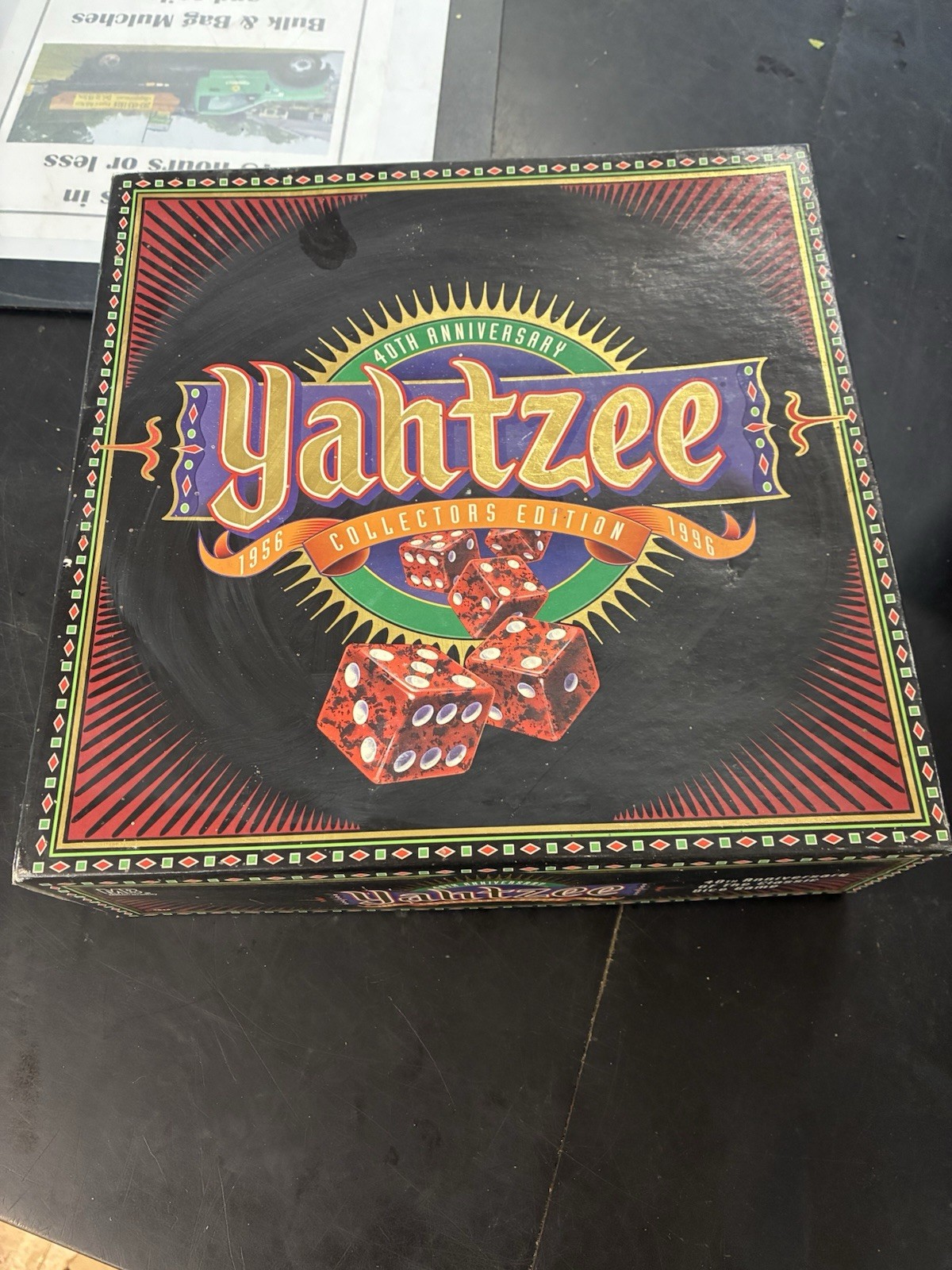 Milton Bradley 40th Anniversary Collector’s Edition Yahtzee Complete Game 4614