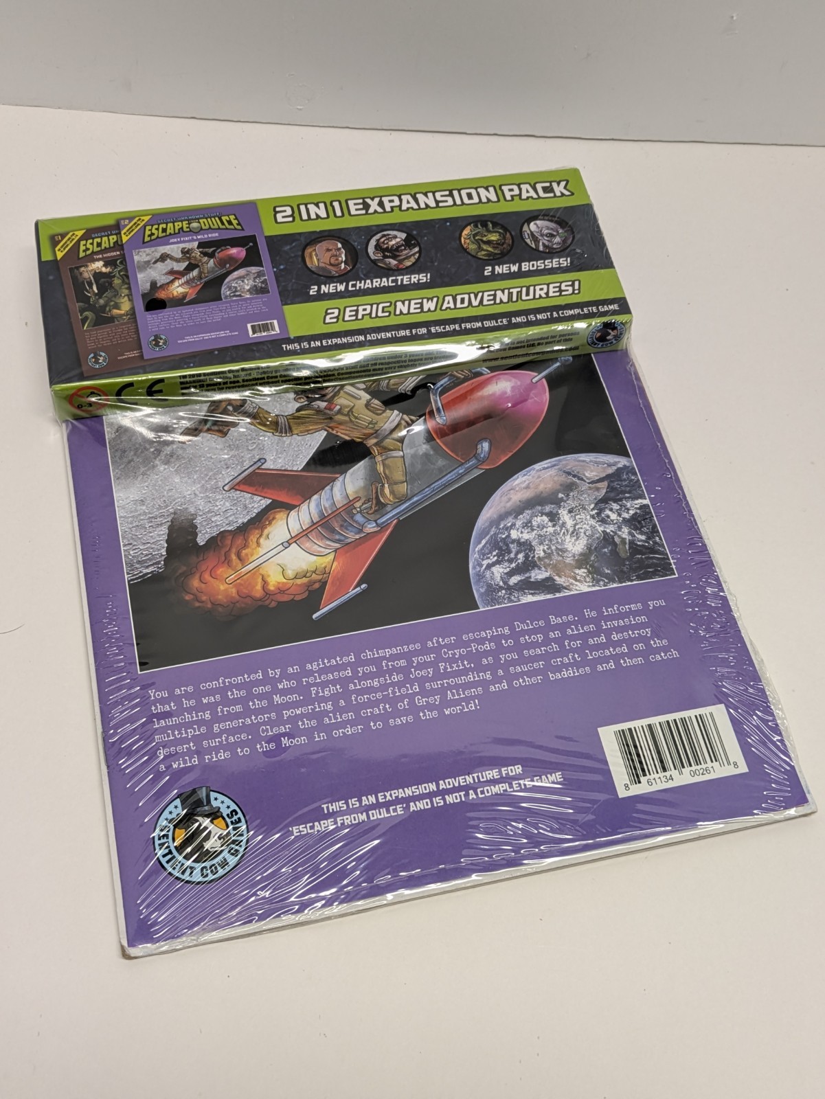NEW Escape From Dulce 2 In 1 Expansion Pack SEALED Sci Fi Fantasy Adventure Game