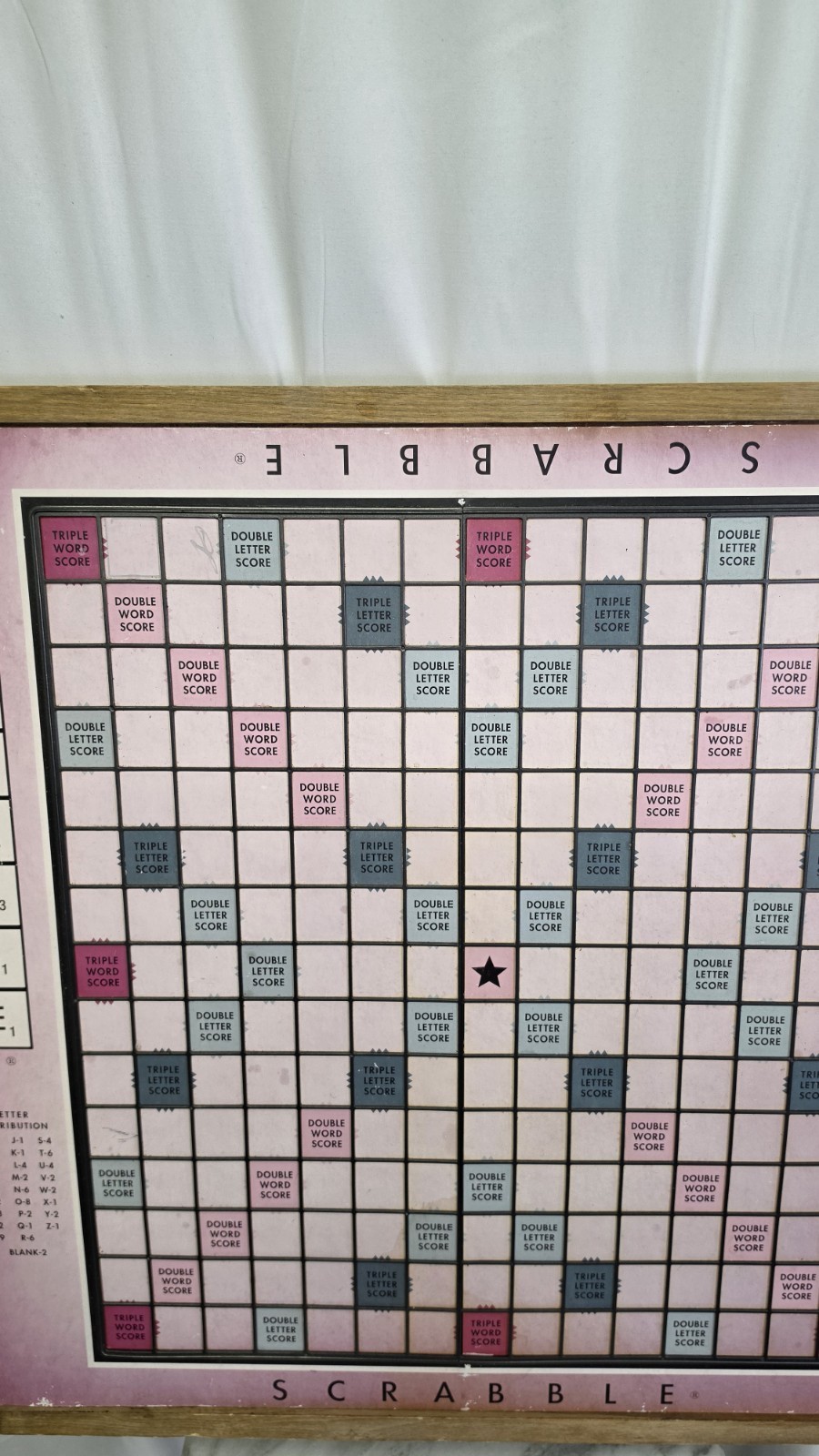 Vtg Rare Scrabble Board Lazy Susan Large Huge Giant Restoration Hardware 26×26