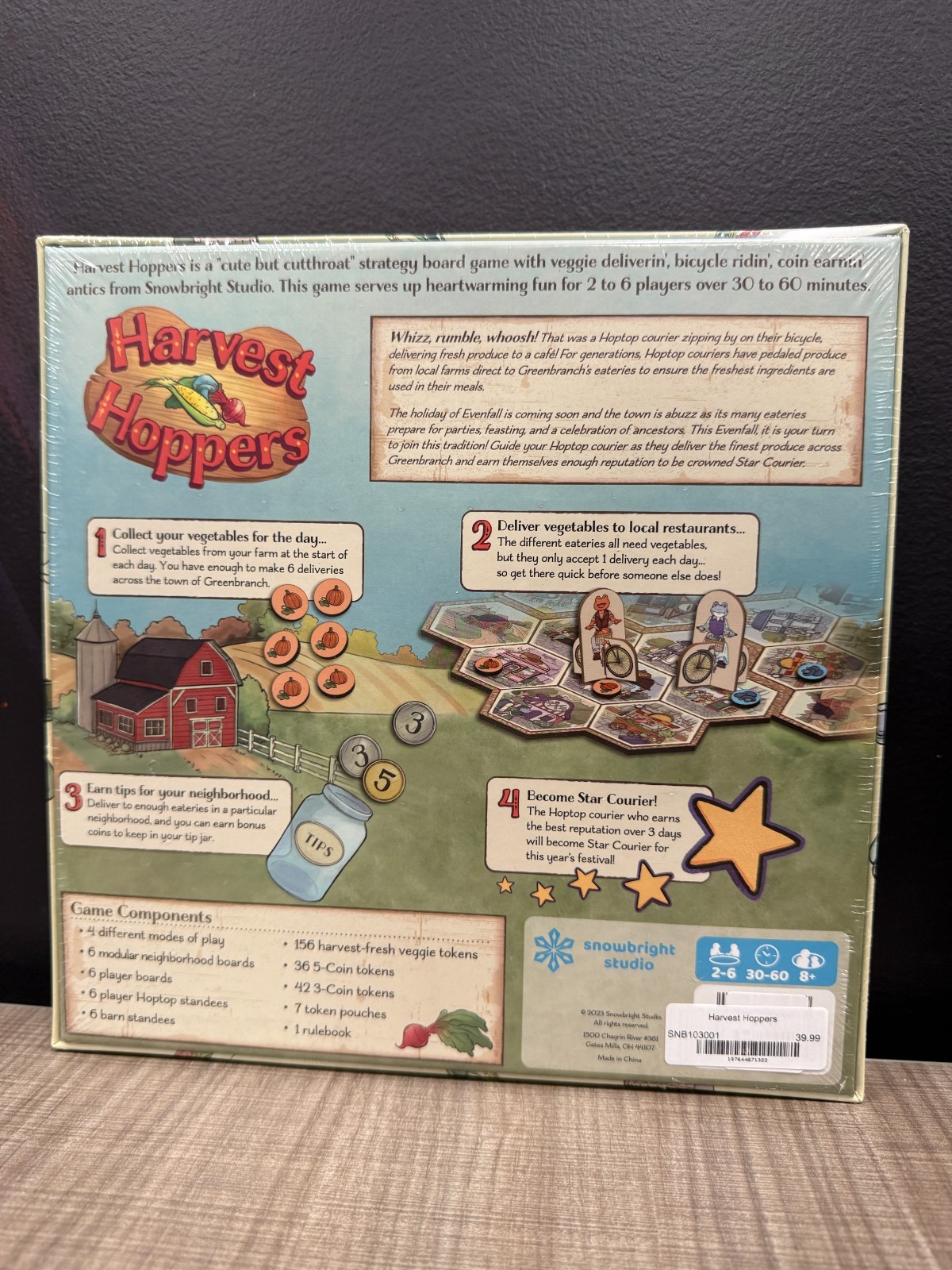 *NEW IN SHRINK WRAP, FREE US SHIPPING* Harvest Hoppers board game
