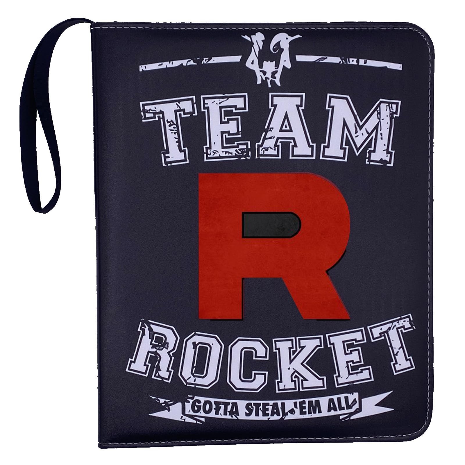 Deluxe Trading Card Binder for Collectors 400 9x7x2 inches, Black-4-Pocket