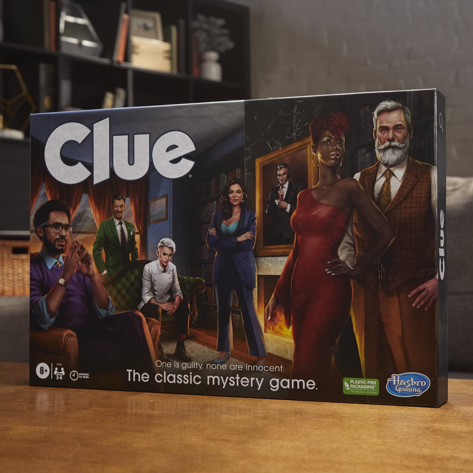 Clue Board Game for Ages 8 and Up, Reimagined Clue Game for 2-6 Players,