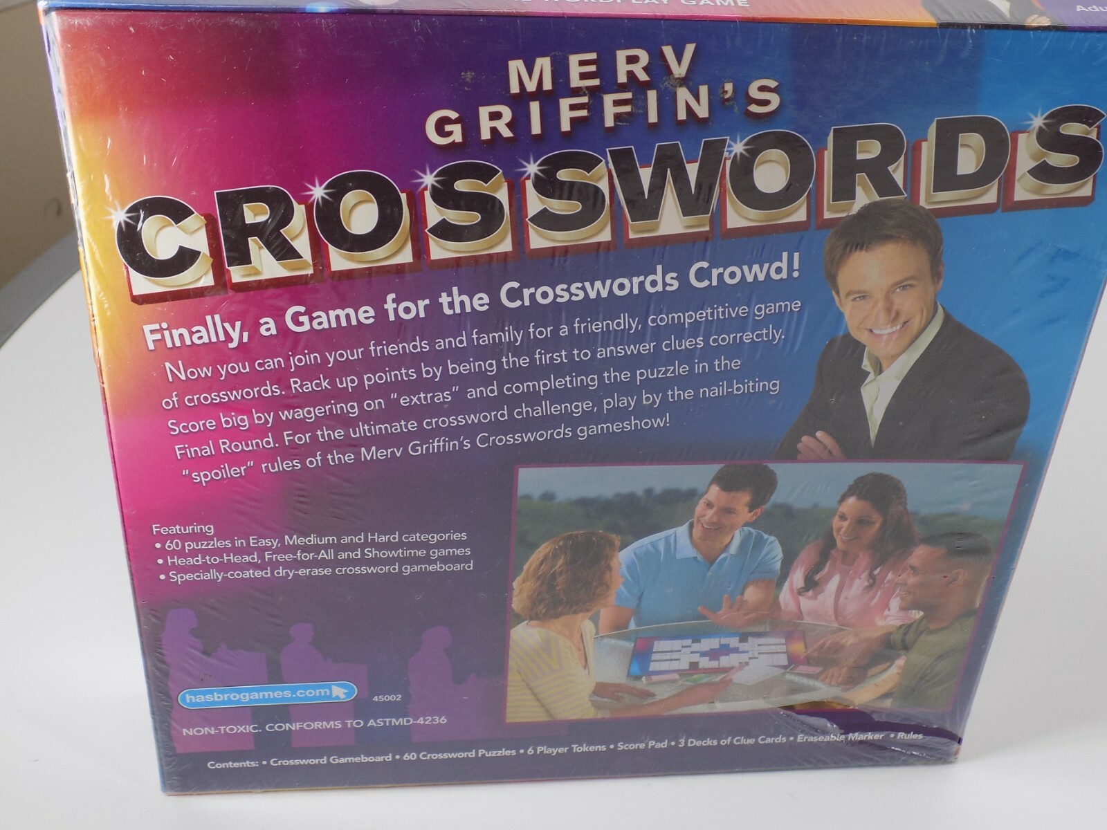 Merv Griffin’s CROSSWORDS Social Wordplay Game -2008 Hasbro Parker Brothers Game