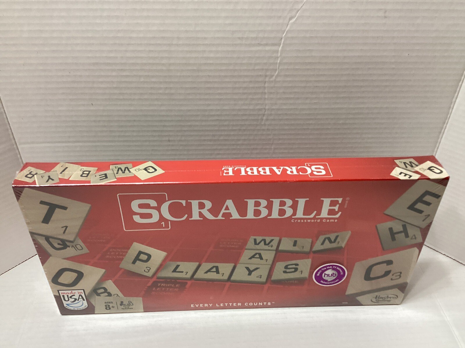 BRAND NEW Hasbro Scrabble Board Game SEALED Family Fun Night 2-4 Players Ages 8+