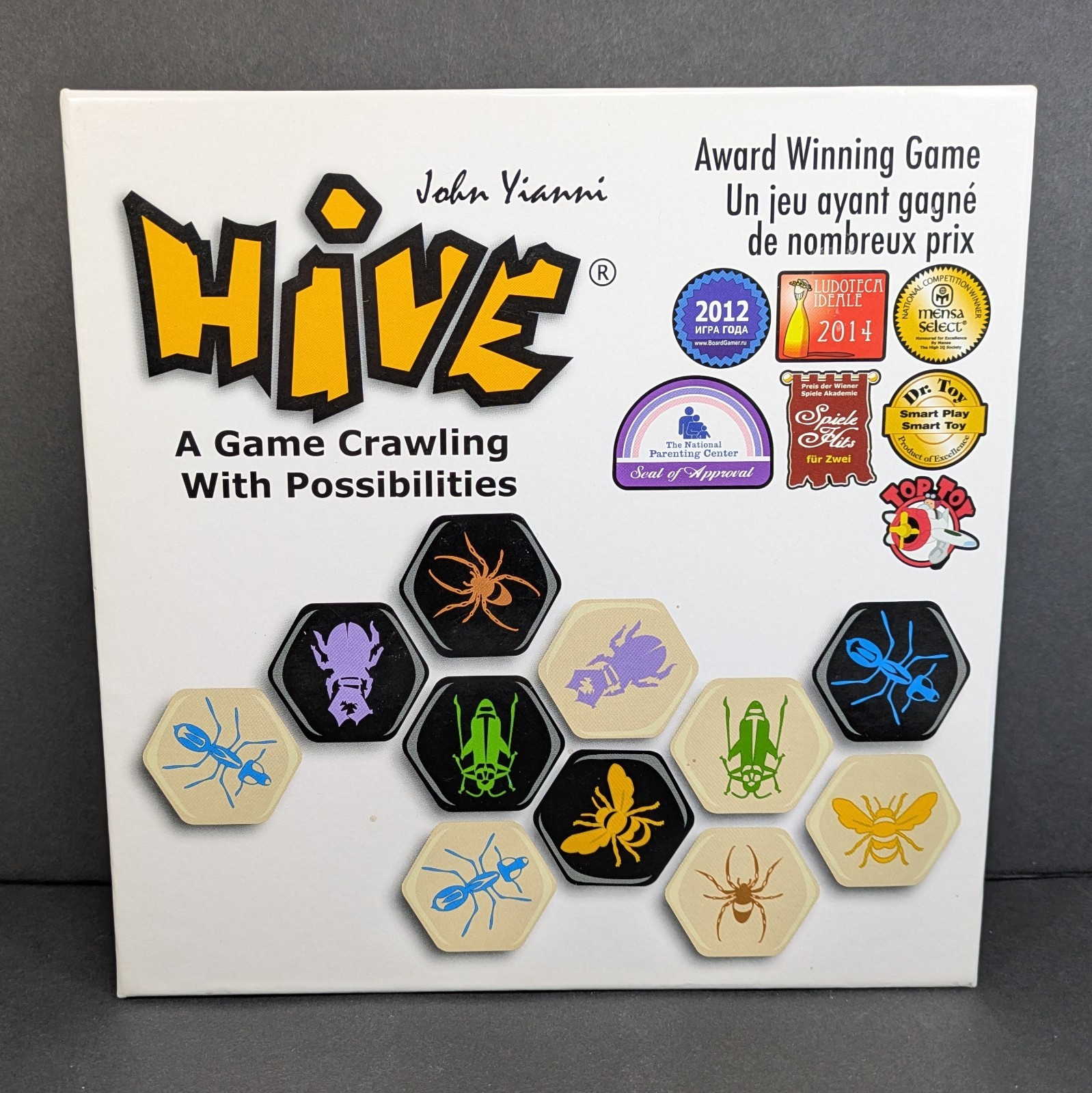 Hive Tile Board Game John Yianni Smart Zone Gen42 2017 United Kingdom Complete