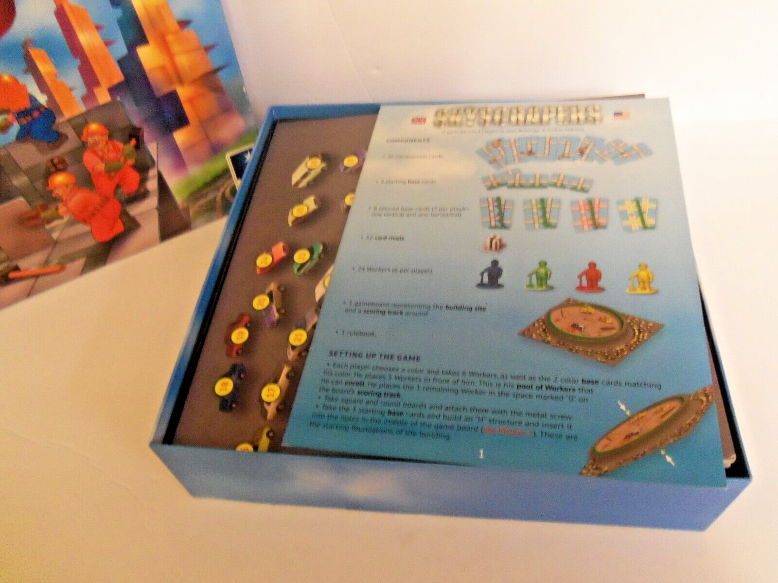 Skyscrapers Boardgame Strategy Construction Family Play Building Ages8+ Sirius