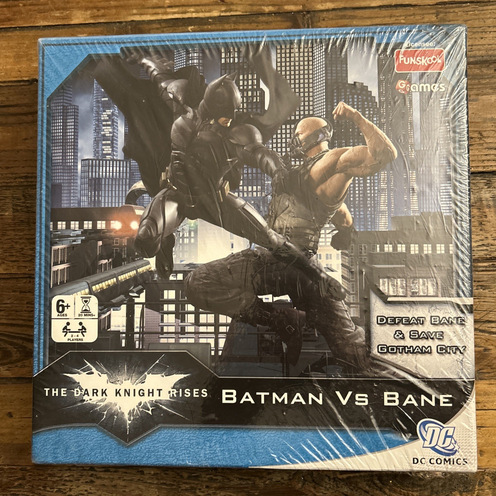 RARE! NEW SEALED Batman Vs Bane Dark Knight Rises Board Game Funskool DC Comics