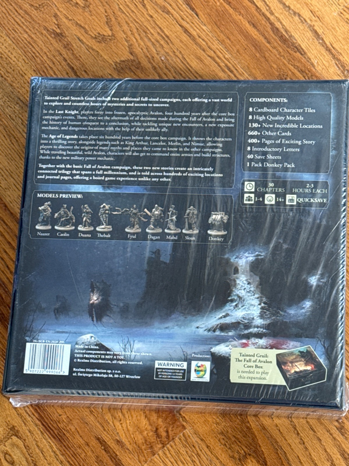 Tainted Grail Stretch Goals Age of Legends Knight Campaigns Game Expansion