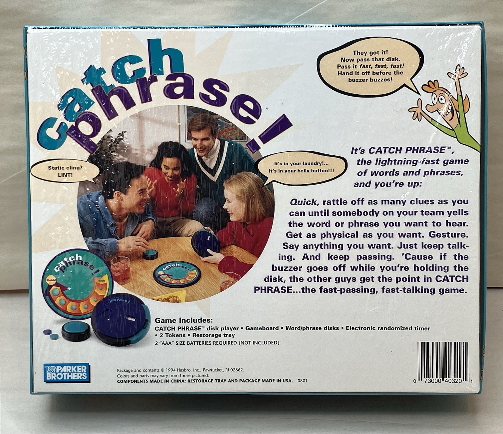Catch Phrase Party Board Game Vintage 1994 Parker Brothers New Sealed