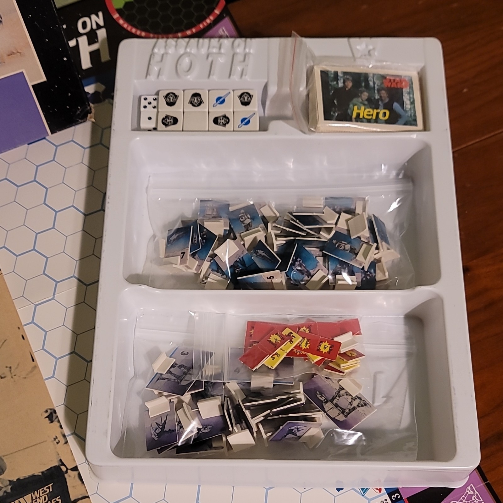 West End Games Star Wars Star Warriors & Assault on Hoth RARELY PLAYED