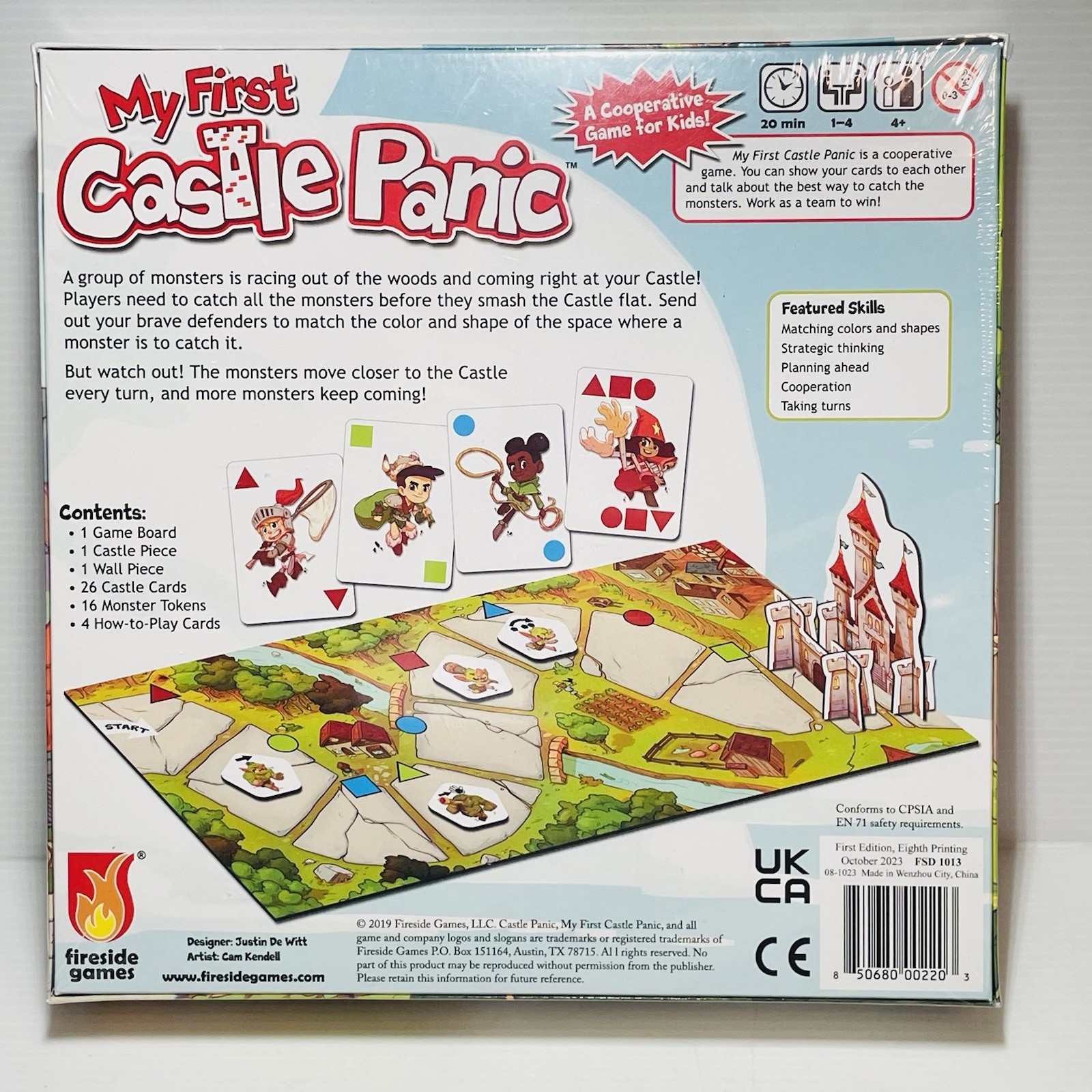 My First Castle Panic Board Game Fireside Games New & Factory Sealed.