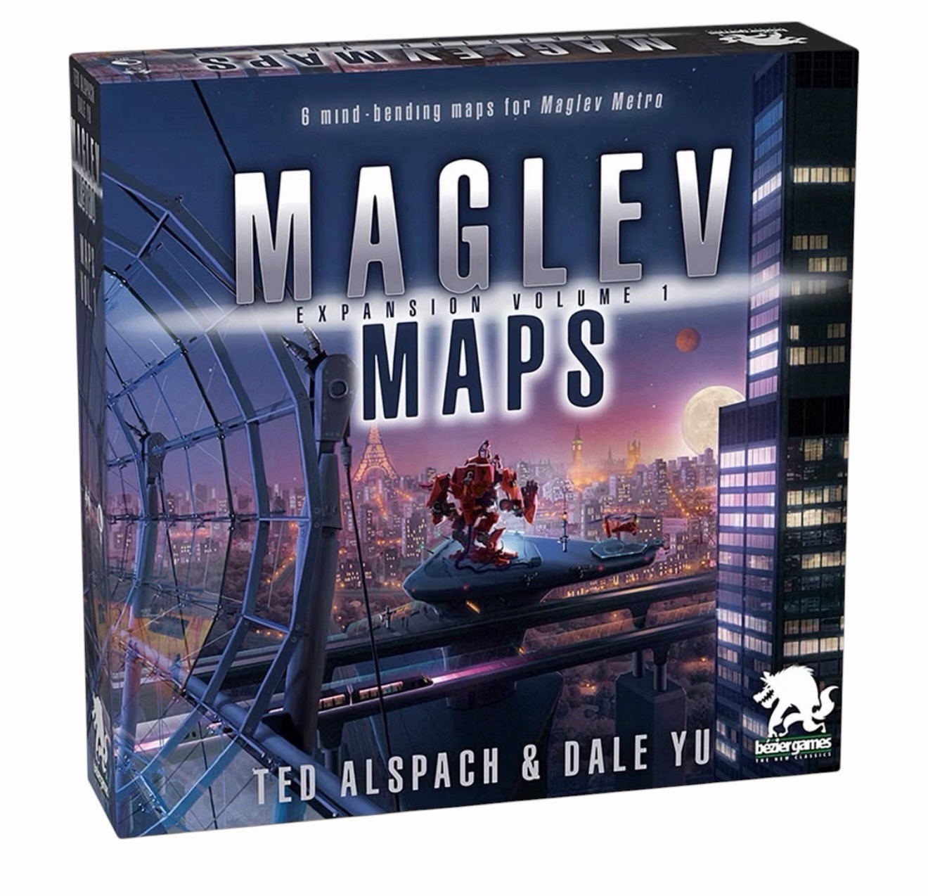 Maglev Maps Expansion Volume 1 Board Game For Maglev Metro New Sealed