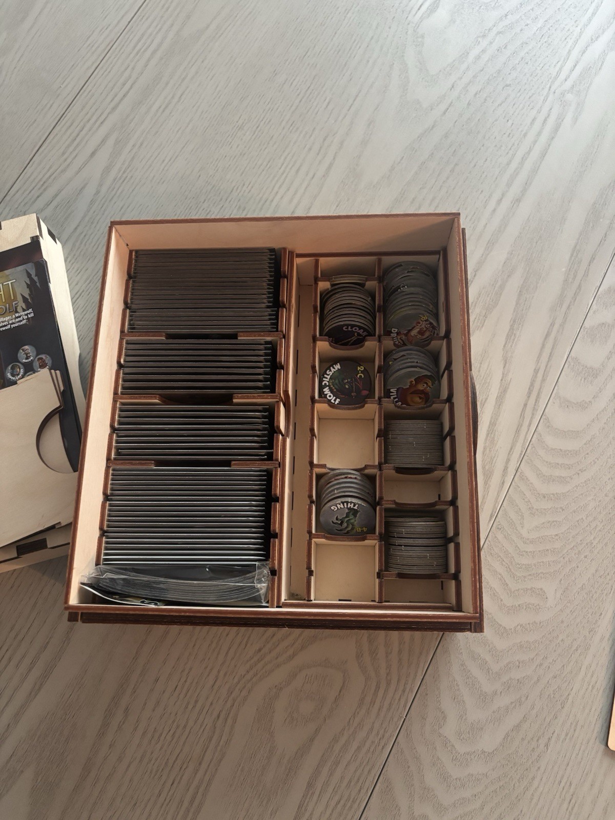 One Night Ultimate Werewolf Collection w/ Wooden Box Storage Case