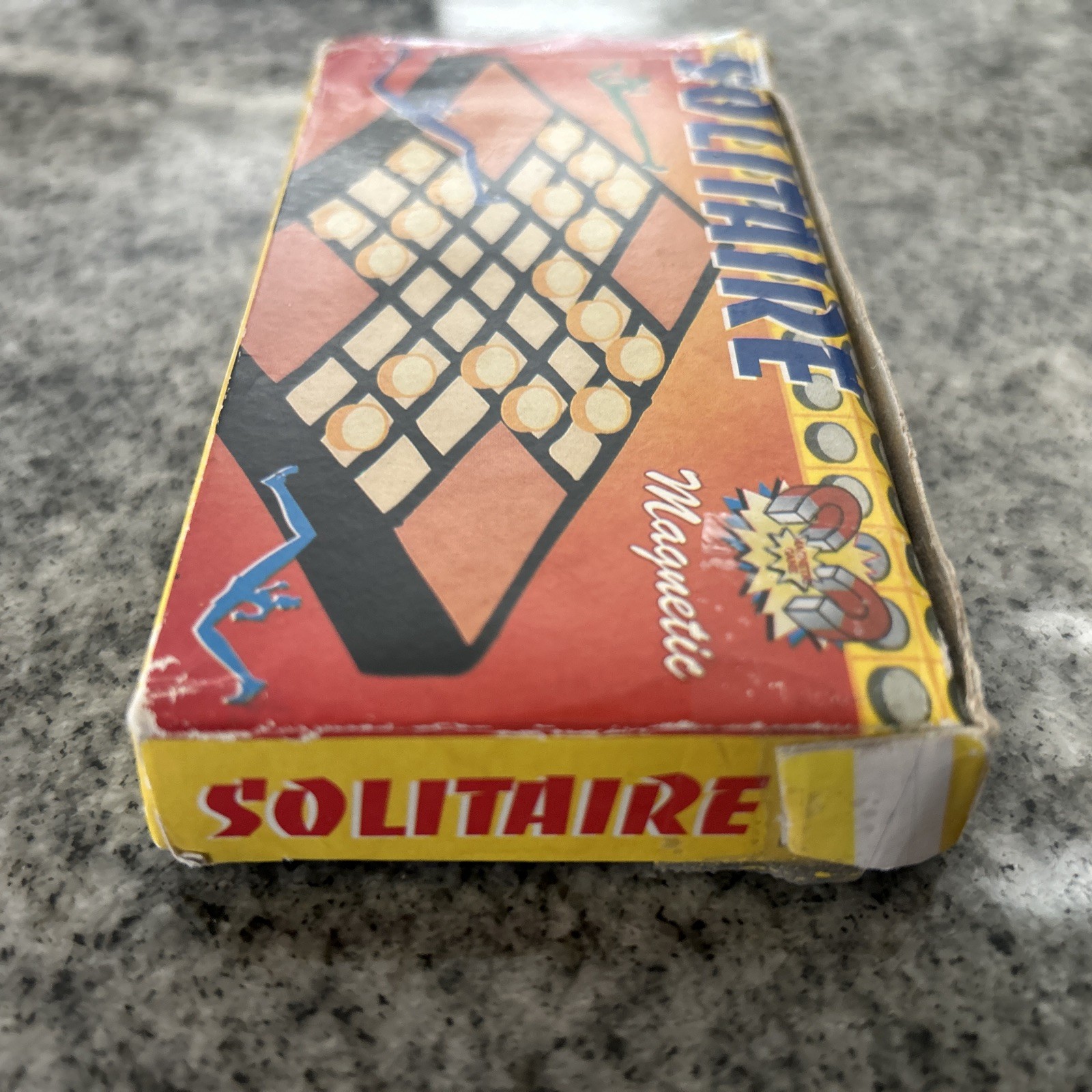 Vintage Mini Magnetic Travel Game Solitaire Theme Pocket Game
