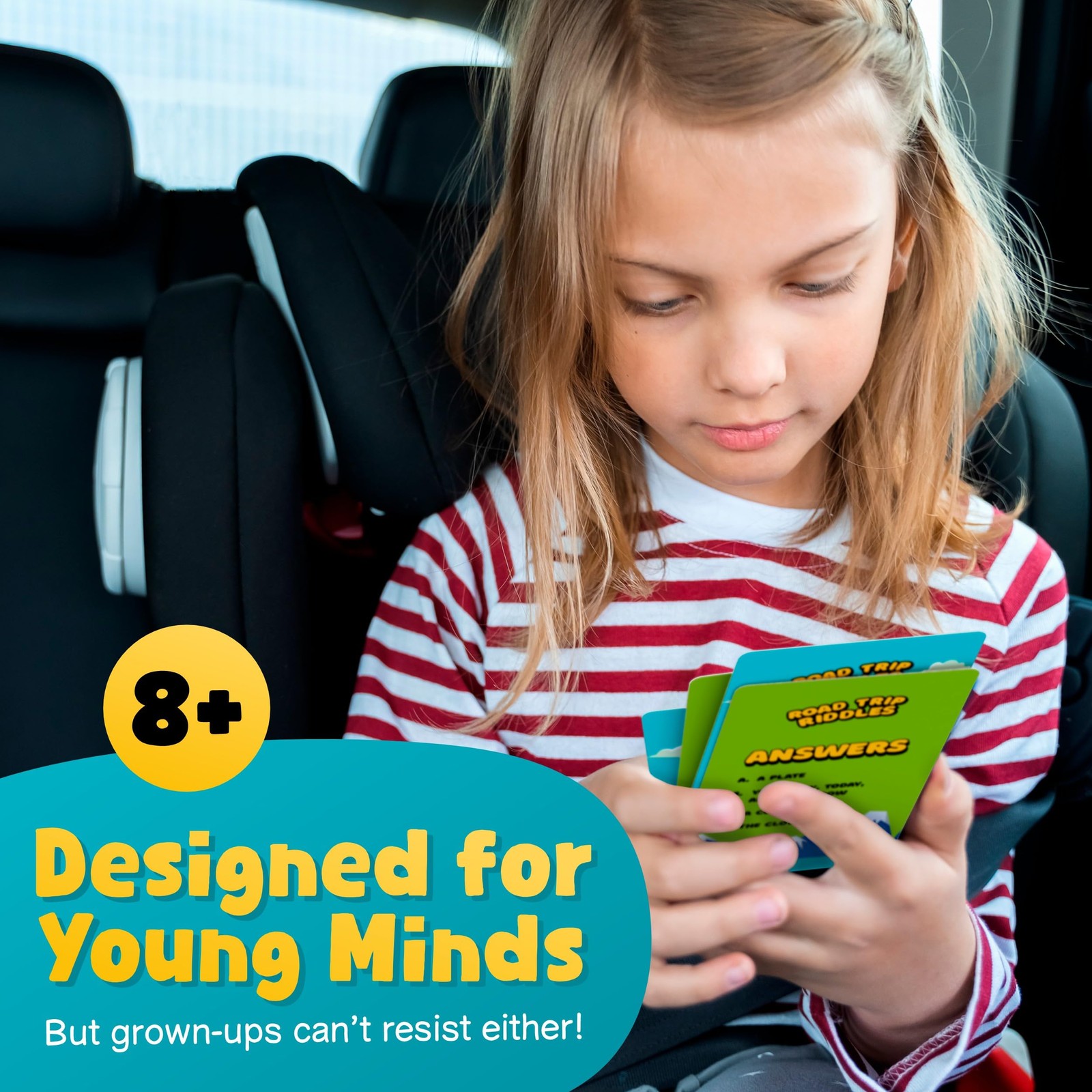 120 Road Trip Riddles – Road Trip Car Game for Kids