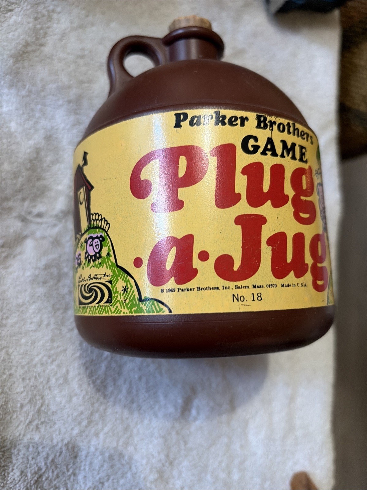 Vintage 1969 Parker Brothers Plug-A-Jug Game
