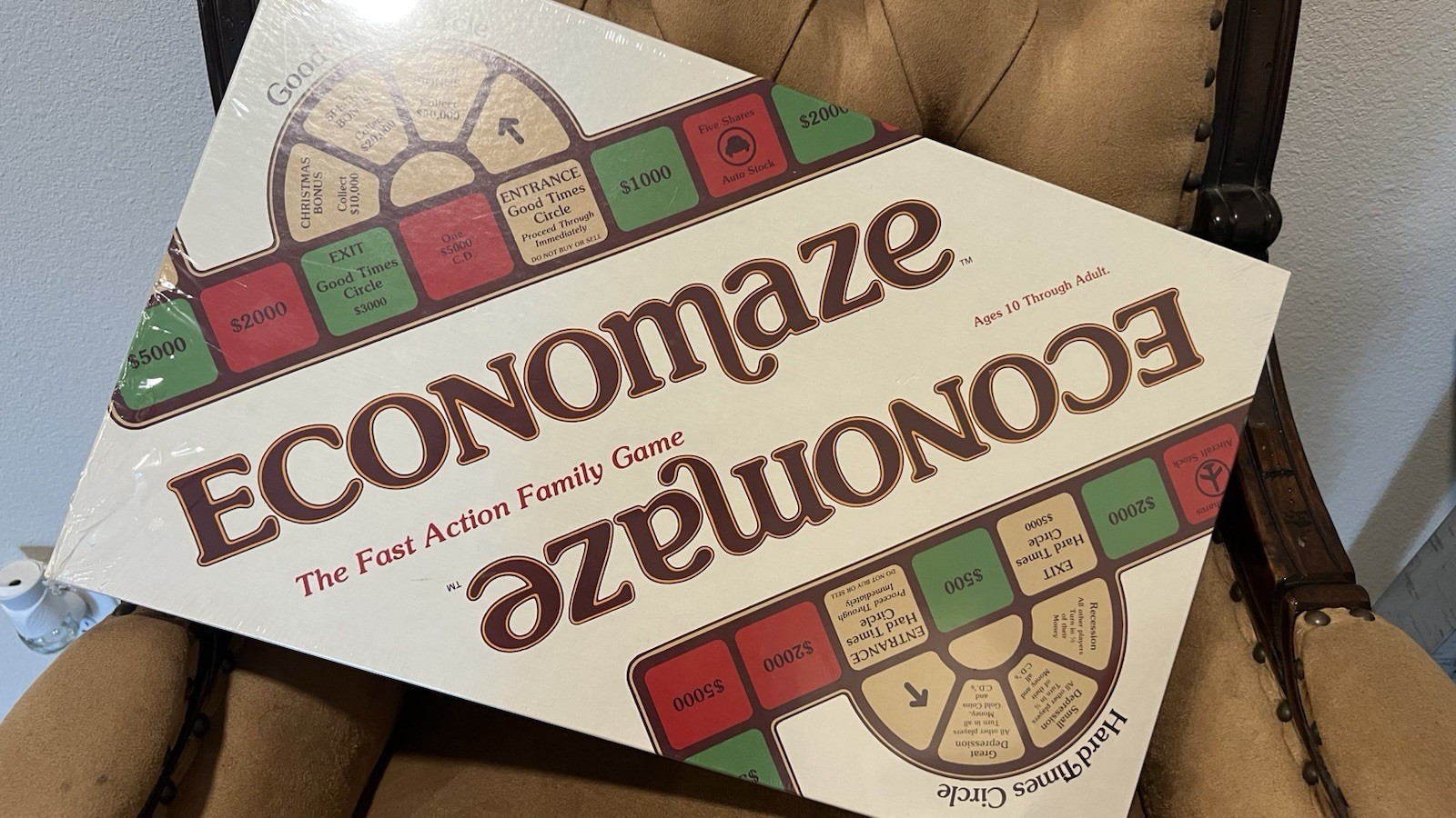 Vintage Economaze Board Game 1979 New And Sealed! Rare! Made In USA