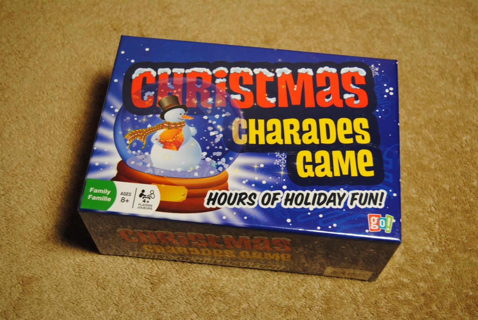 Christmas Charades Game New in Sealed Box Go! Games Holiday Family Fun