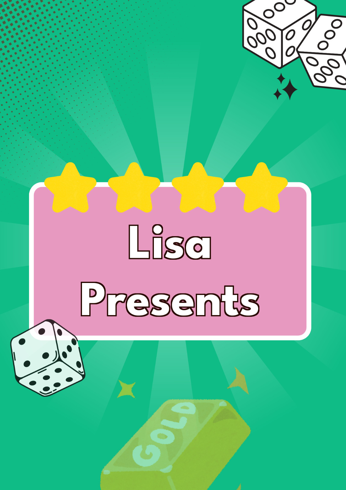 Lisa Presents – 4 star card – Set 16 Monopoly go