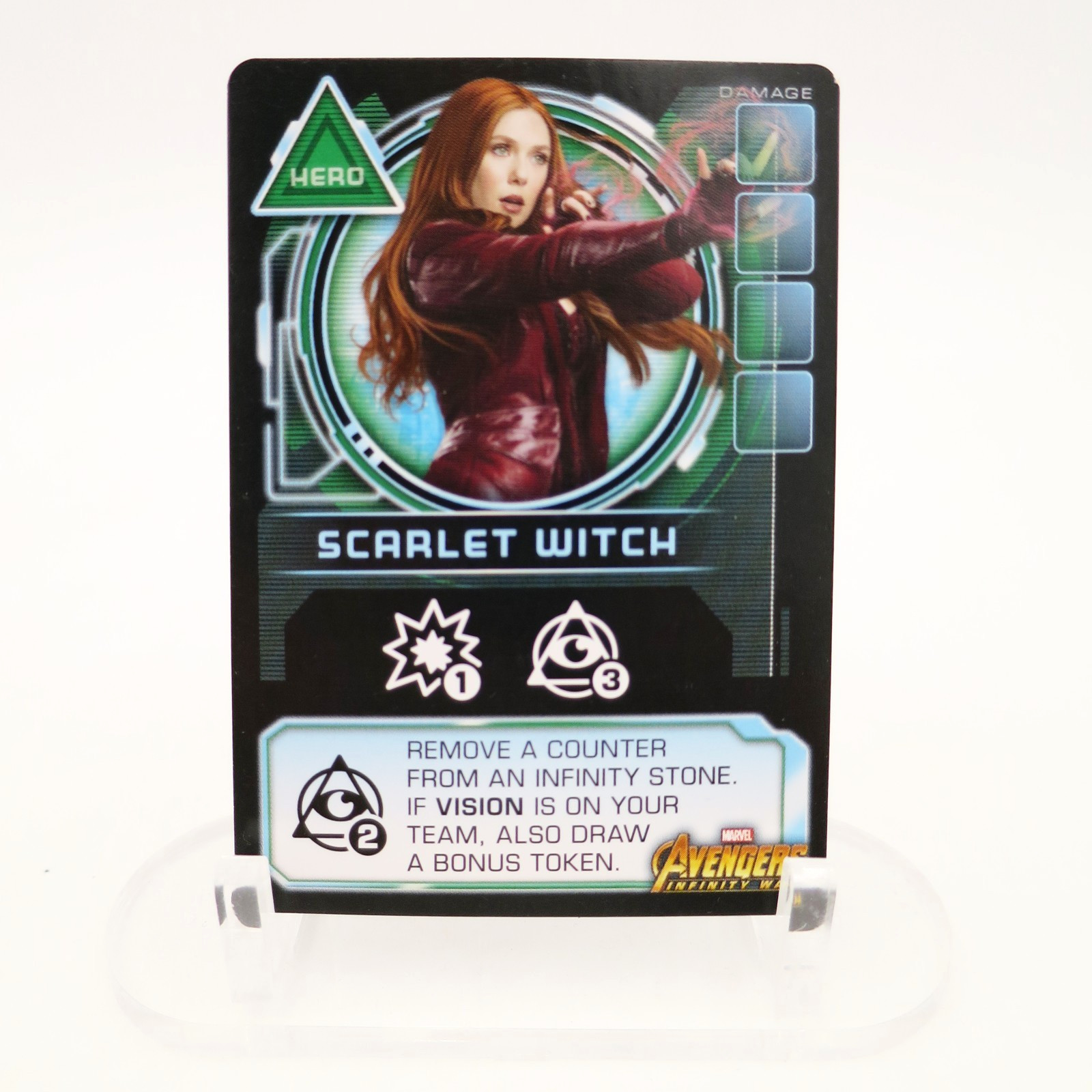 Thanos Rising Avengers Infinity War Scarlet Witch Promo Card Gen Con 2018