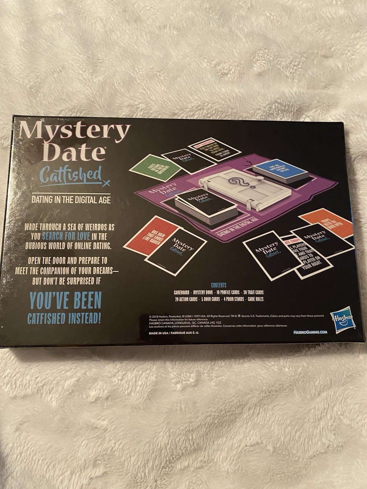 Mystery Date Catfished Game Dating in the Digital Age Adult Hasbro Gaming New