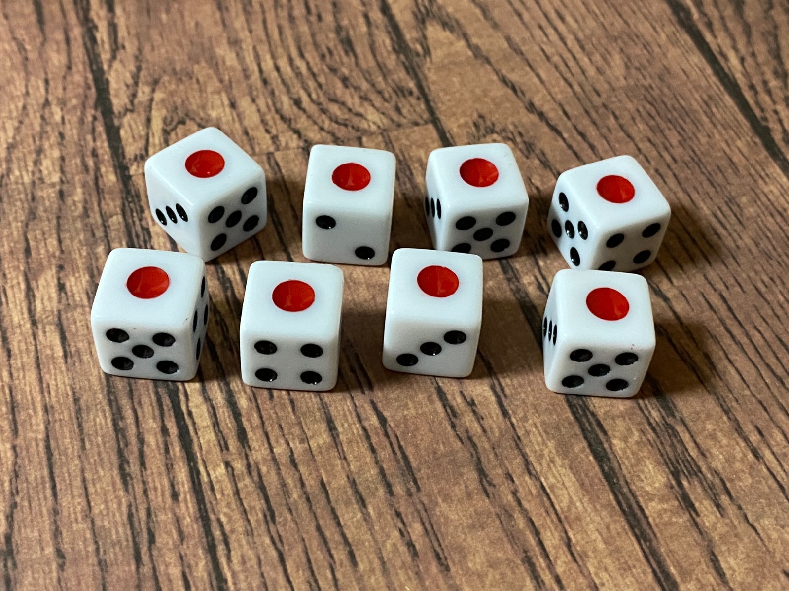 【8pcs】Tungsten Loaded Dice 12mm Weighted Trick Die – Tested ~30% Six Novelty