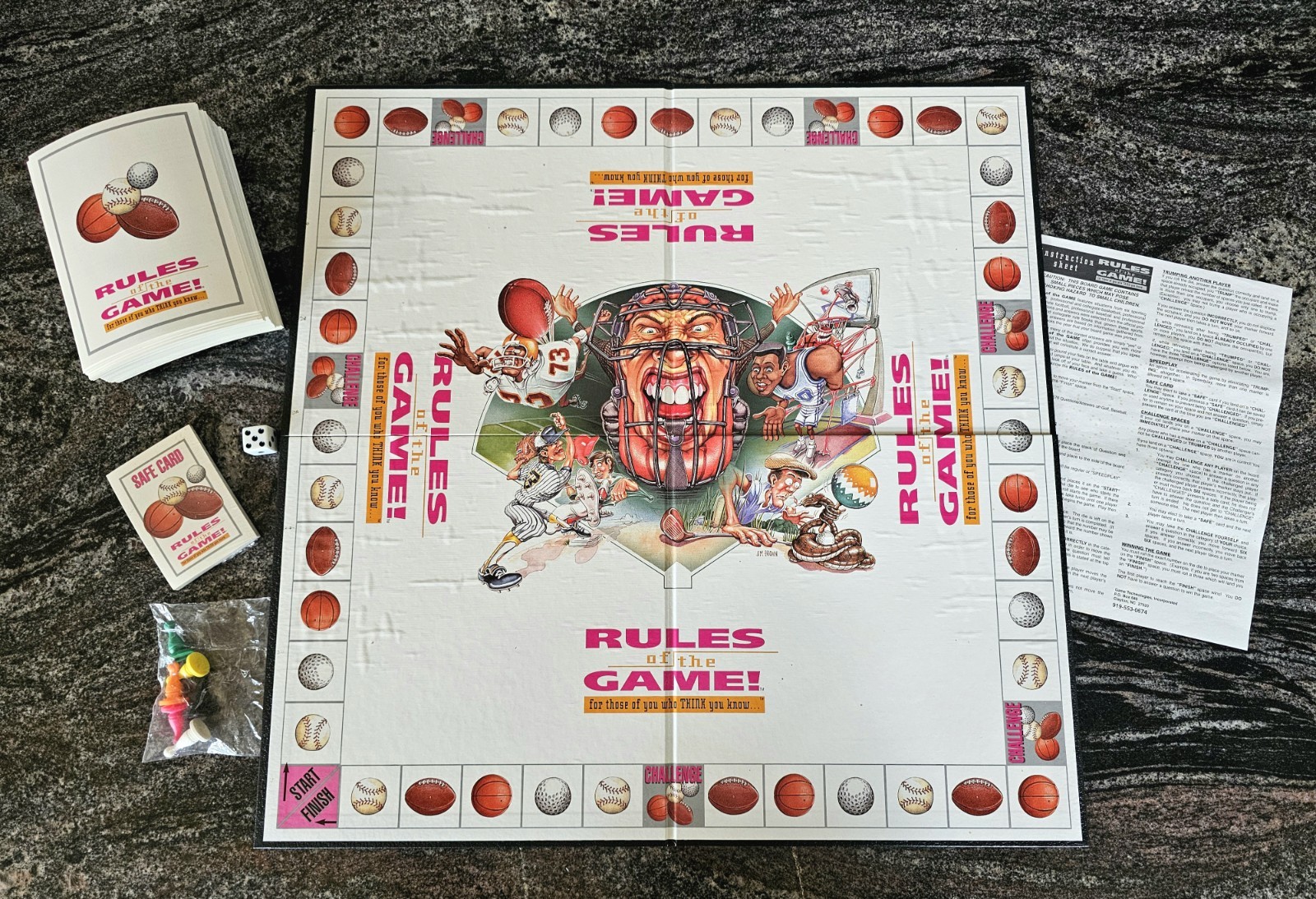 “Rules of the Game” Board Game, 1995, Made in USA