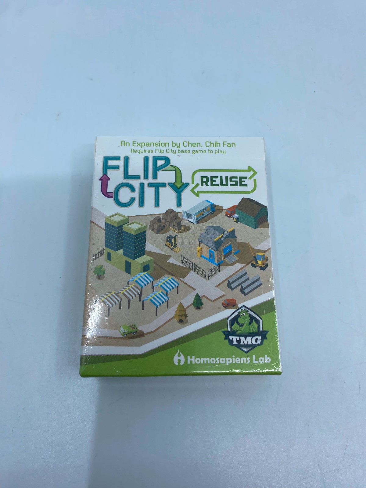 Flip City Reuse TMG Expansion Board Game Card NEW SEALED