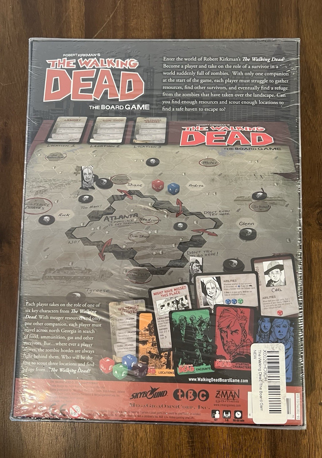 The Walking Dead Board Game & The Prison Lot NEW SEALED
