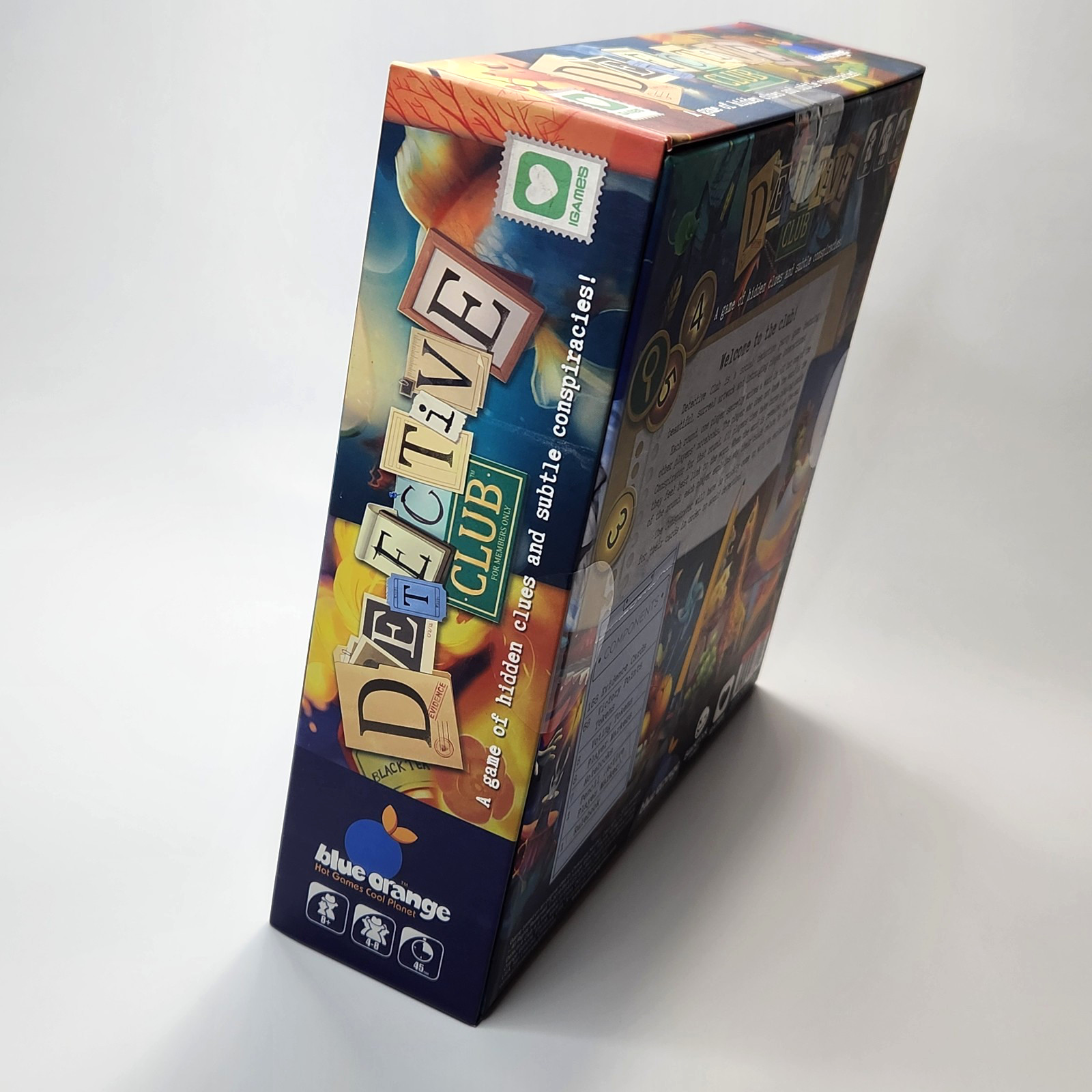 2019 Blue Orange Games Detective Club Board Game (Factory Sealed)