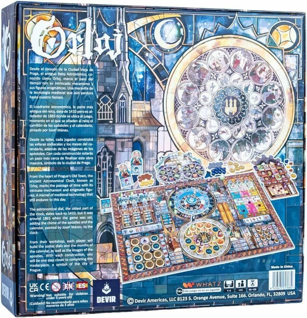 Orloj The Prague Astronomical Clock Board Game NEW in Shrink