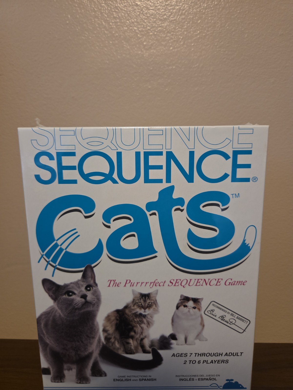 Brand New Sealed Sequence Cats Jax Board Game – 2 To 6 Players – 2013