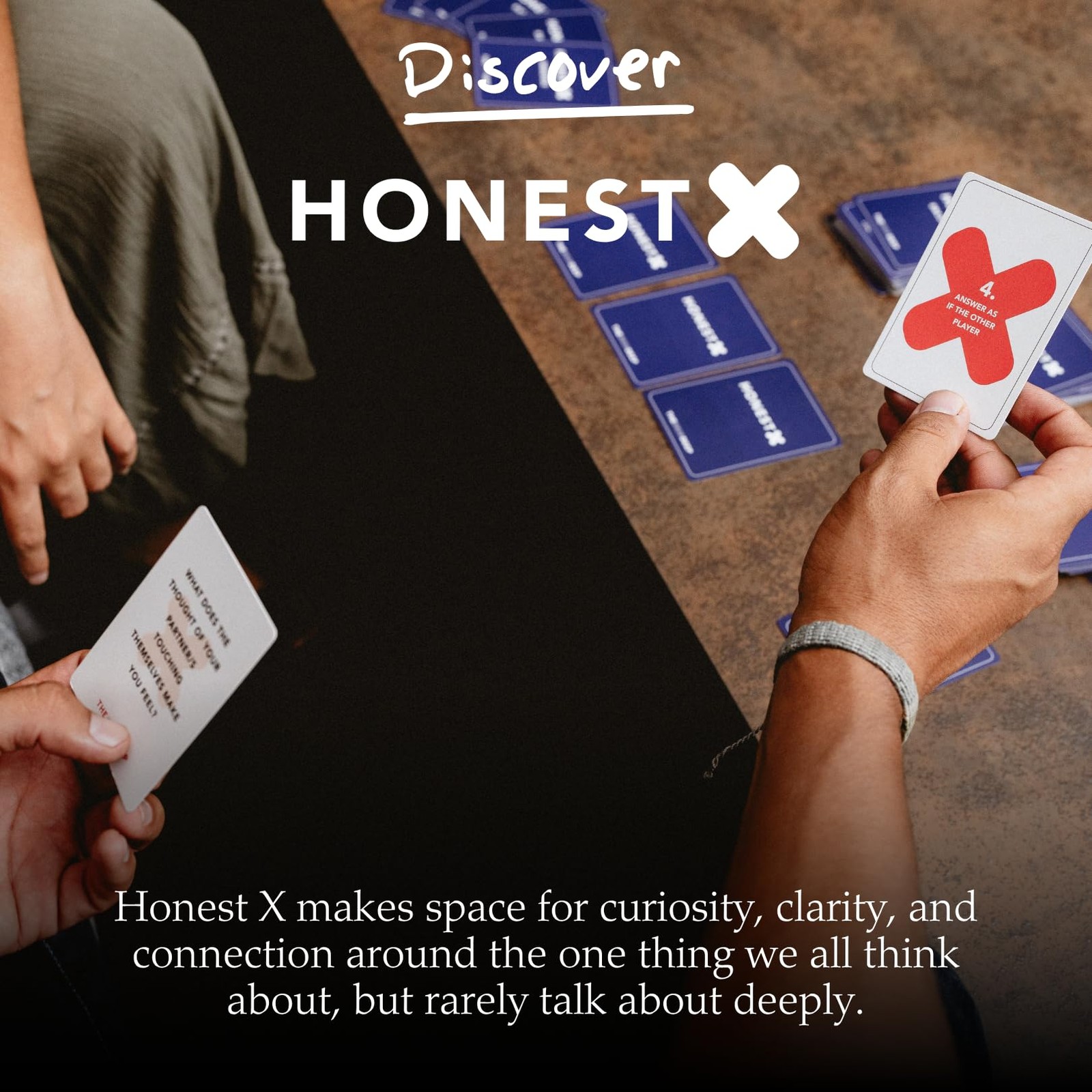 Honest X Intimacy Card Game (3 Decks) – Couples Games for Adults to Explore I…
