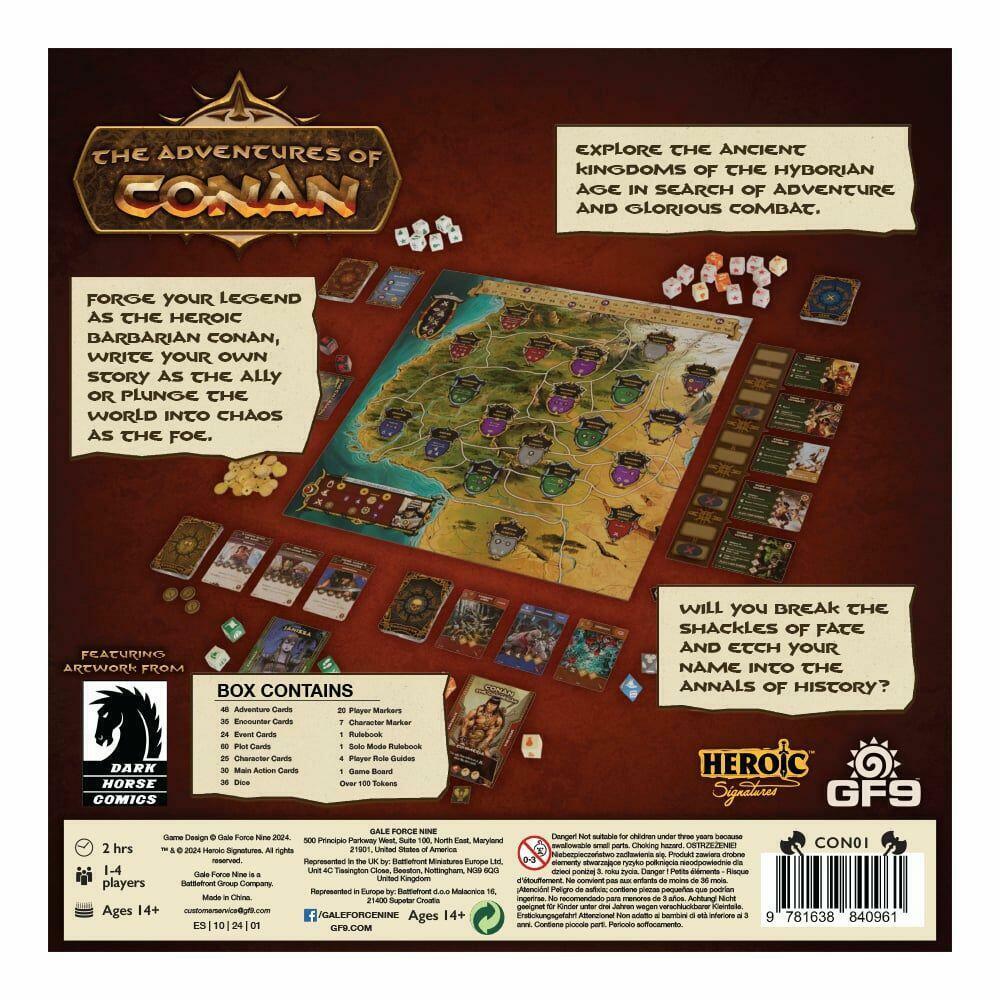 The Adventures of Conan Board Game