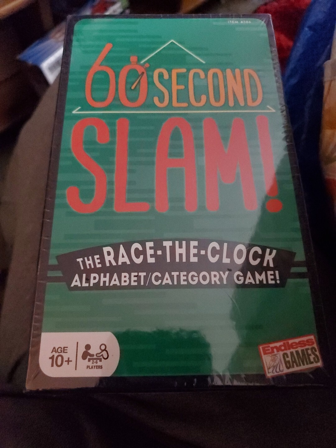 60 Second Slam! The Race-The-Clock Alphabet/Category Game! Age 10+ SEALED