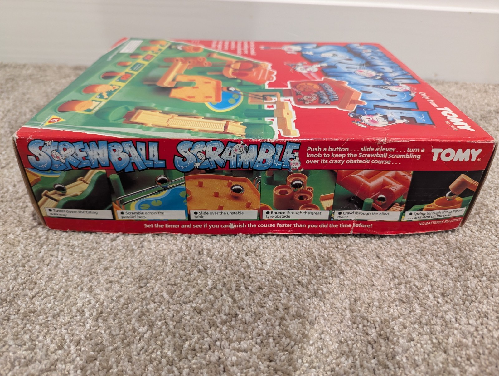 Vintage 1979 TOMY Screwball Scramble Obstacle Game Original