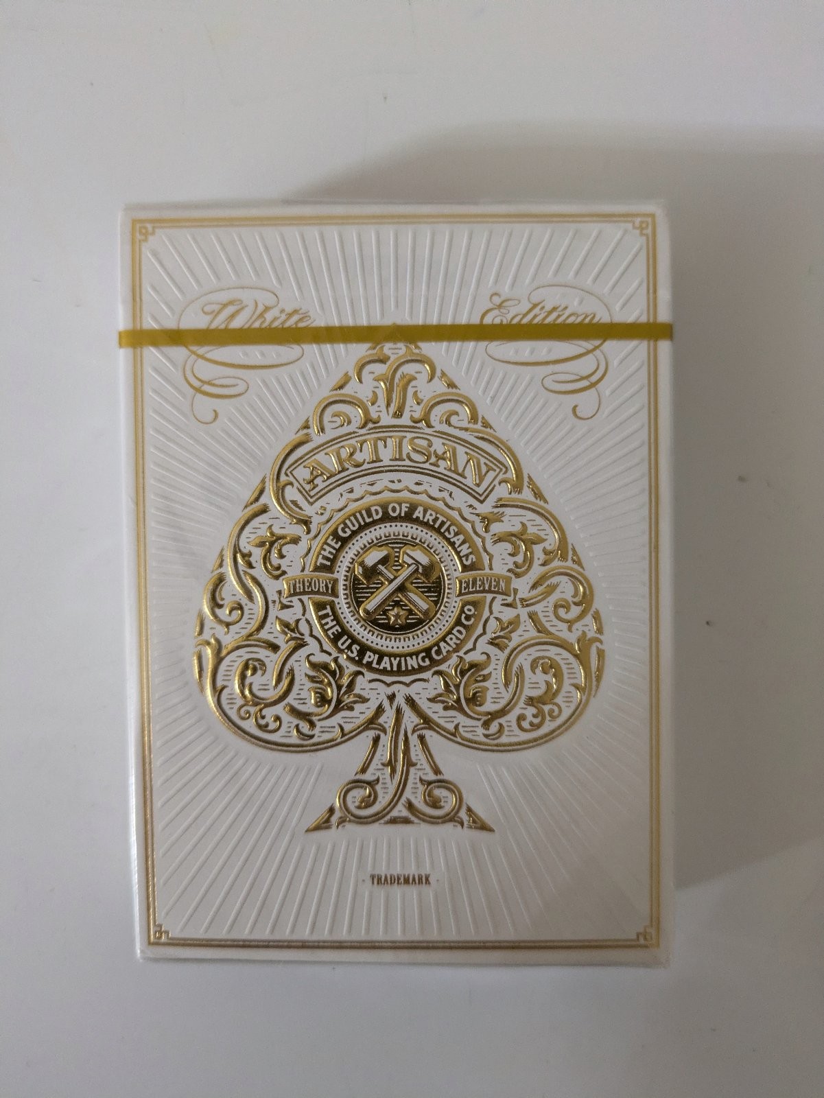 Theory11 Artisan White Edition Playing Cards Deck Premium
