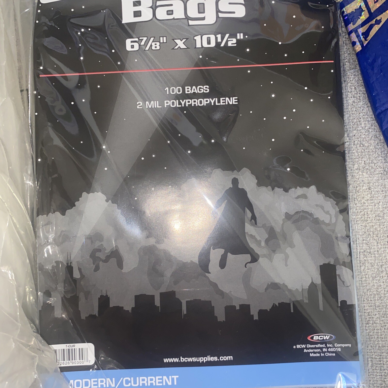 BCW Supplies – Current Size 100 Comic Boards -100 bags- 25 Dividers