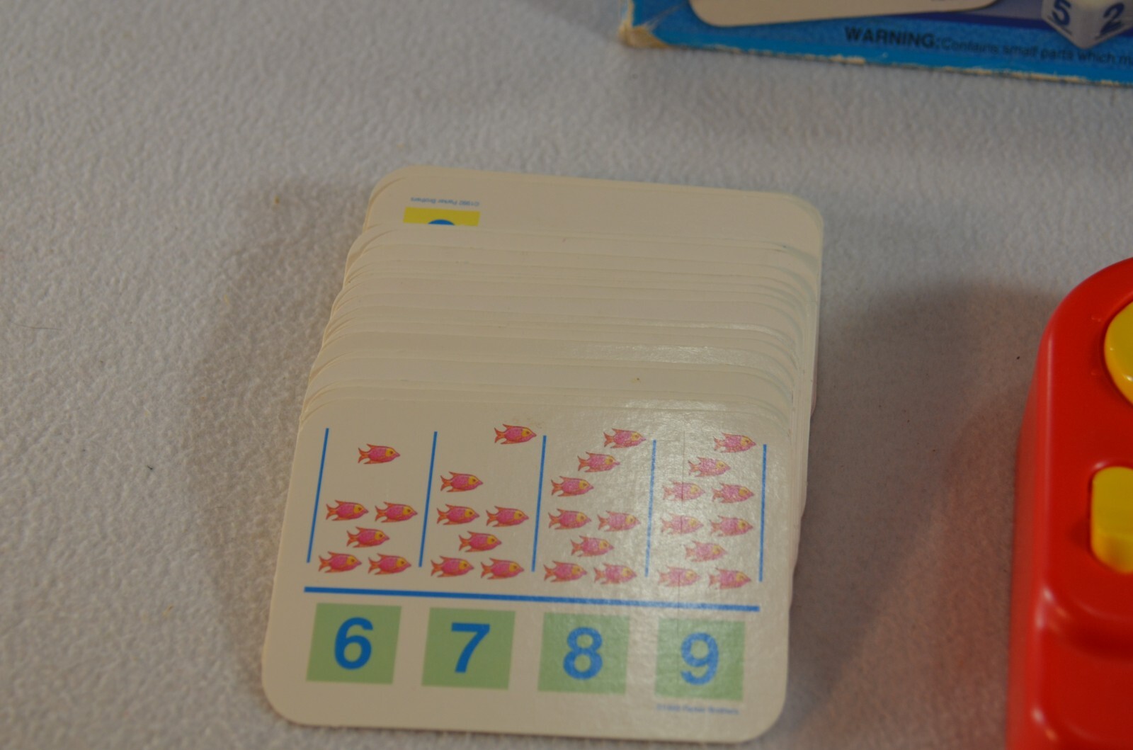 Boggle Jr. Numbers Parker Brothers Ages 3-6 1-2 Players Complete