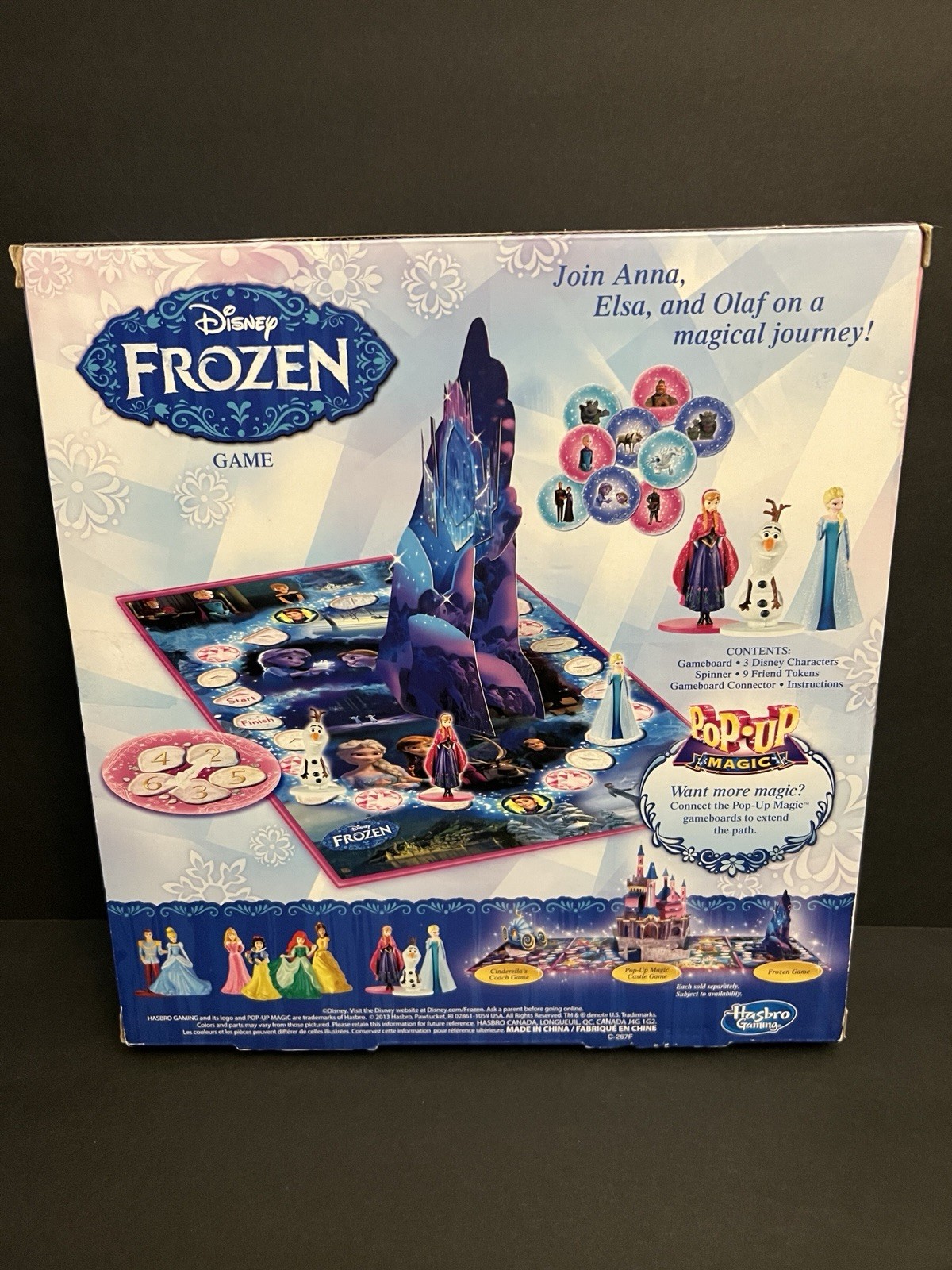 Disney / Hasbro FROZEN Pop-Up Magic Game – 2-3 Players – Ages 3+ NEW!